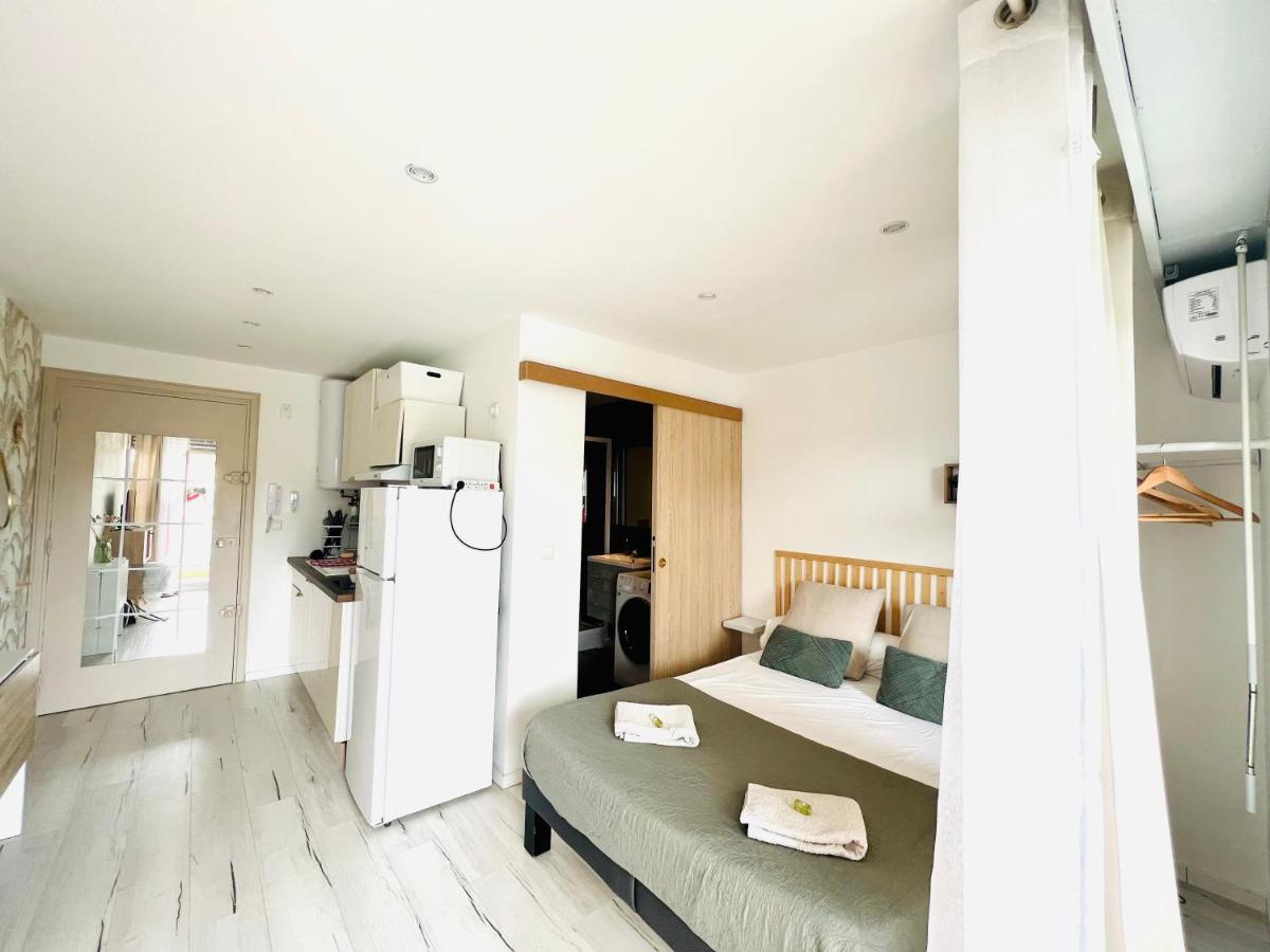 Les Palmiers - Appartement Avec Piscine Proche Plages - Wifi Et Clim Antibes Exterior foto